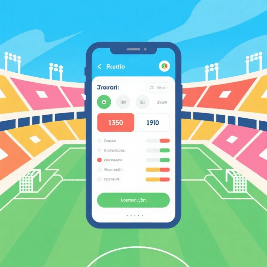 世界杯移动端赔率与赛程示意图